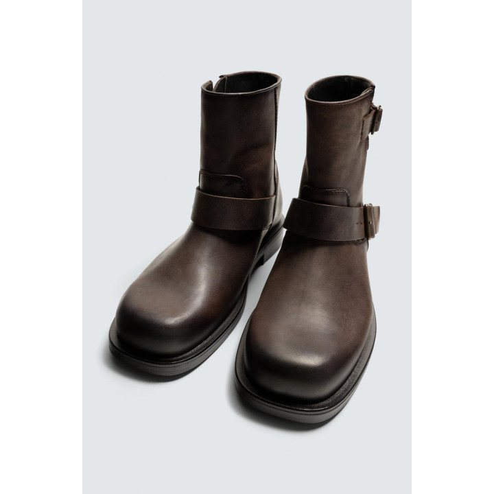 КОЖАНЫЕ БОТИНКИ С ПРЯЖКАМИ — LIMITED EDITION