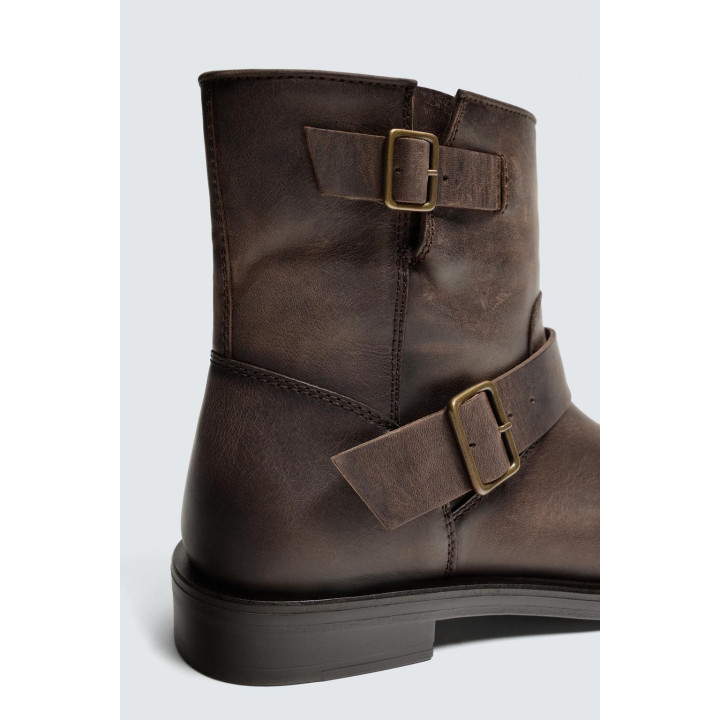 КОЖАНЫЕ БОТИНКИ С ПРЯЖКАМИ — LIMITED EDITION