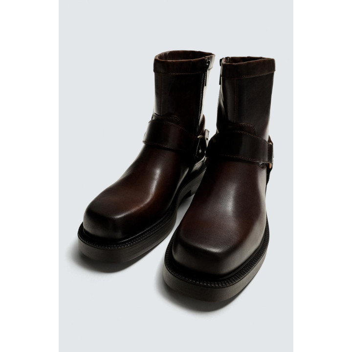 КОЖАНЫЕ САПОГИ С РЕМЕШКАМИ — LIMITED EDITION