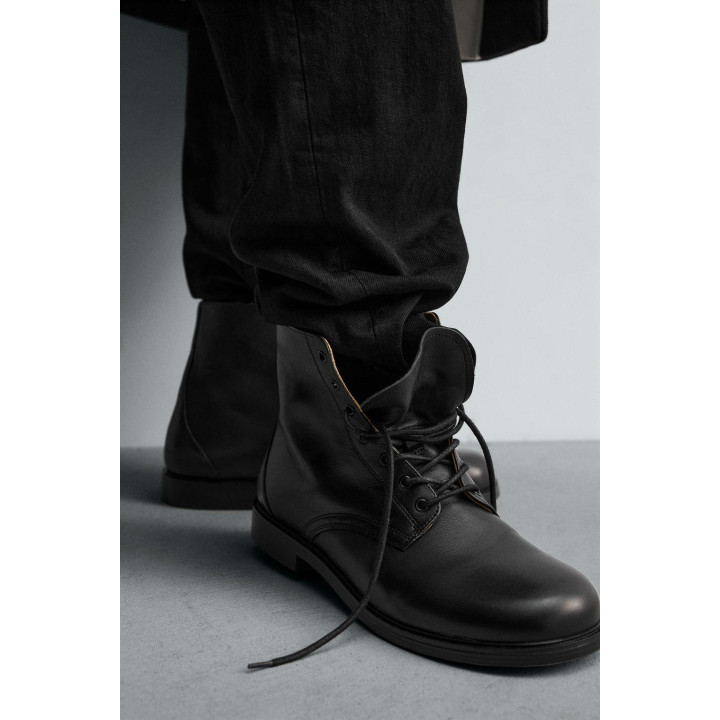 КОЖАНЫЕ БОТИНКИ НА ШНУРОВКЕ LIMITED EDITION