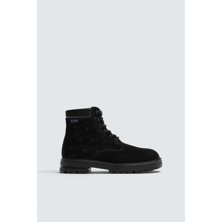КОЖАНЫЕ БОТИНКИ СО ШНУРОВКОЙ CHAMPION ® X ZARA