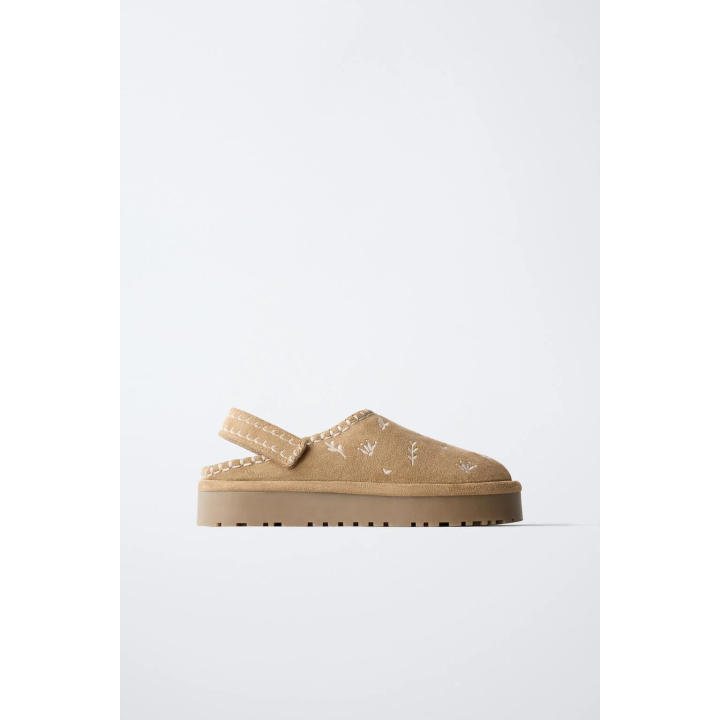 САБО С МЕХОВОЙ ОТДЕЛКОЙ И ВЫШИВКОЙ