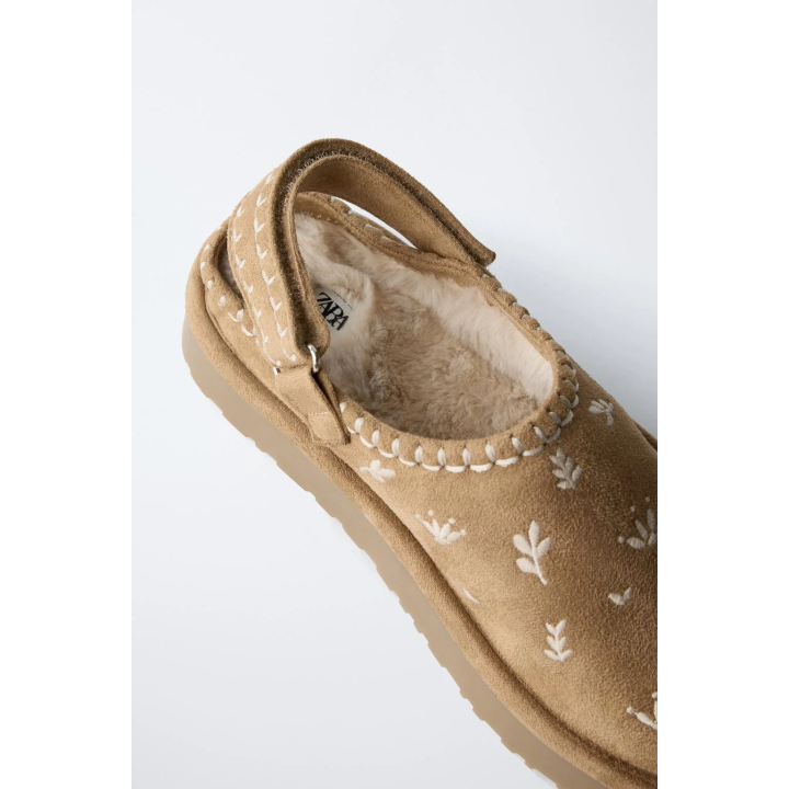 САБО С МЕХОВОЙ ОТДЕЛКОЙ И ВЫШИВКОЙ