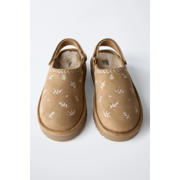 САБО С МЕХОВОЙ ОТДЕЛКОЙ И ВЫШИВКОЙ