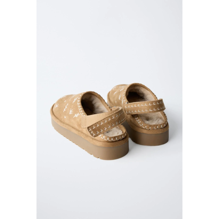 САБО С МЕХОВОЙ ОТДЕЛКОЙ И ВЫШИВКОЙ