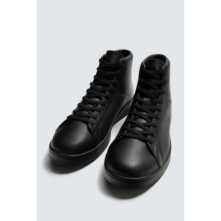 КОЖАНЫЕ КРОССОВКИ-БОТИНКИ