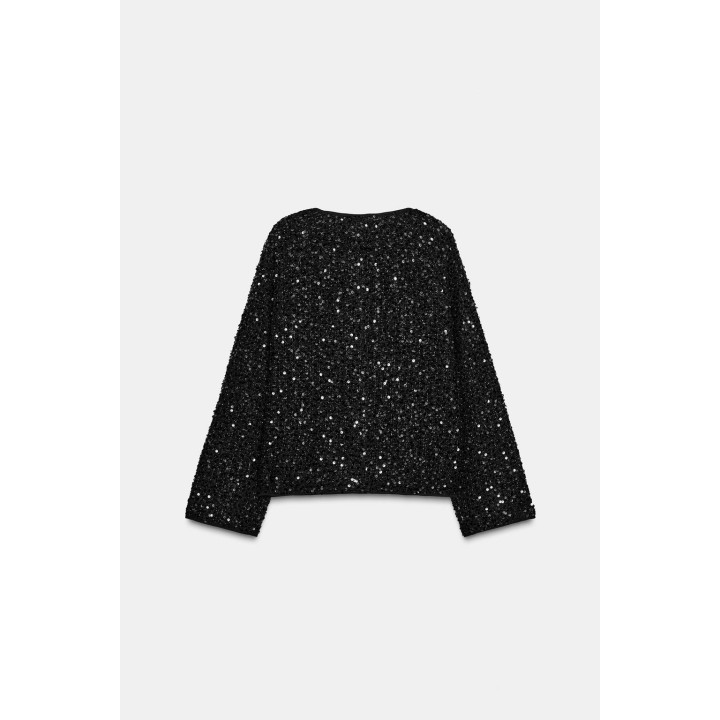 Кардиган с пайетками