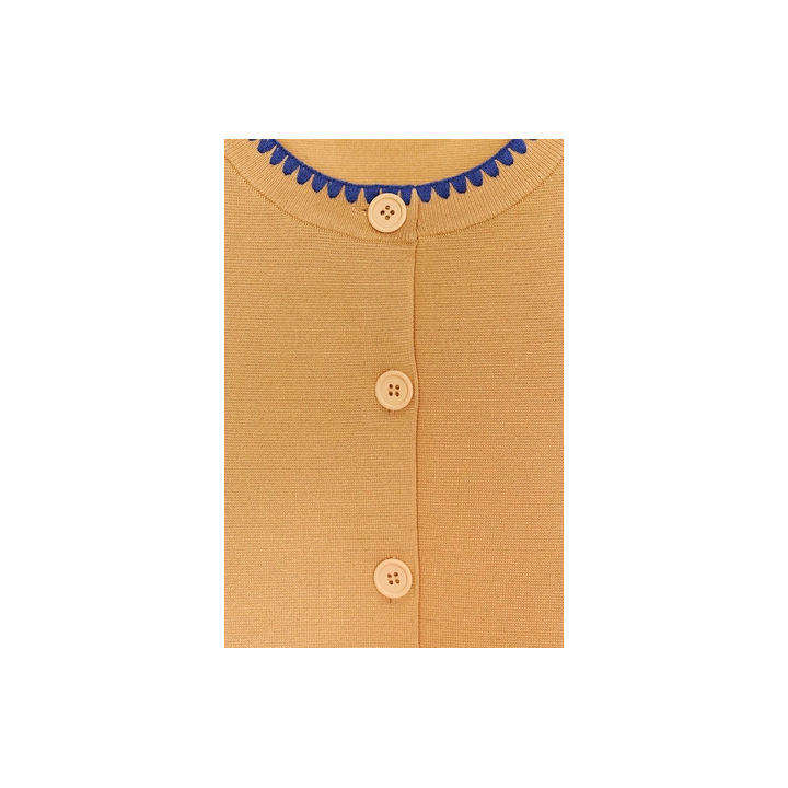 КАРДИГАН С КОНТРАСТНОЙ ВЫШИВКОЙ