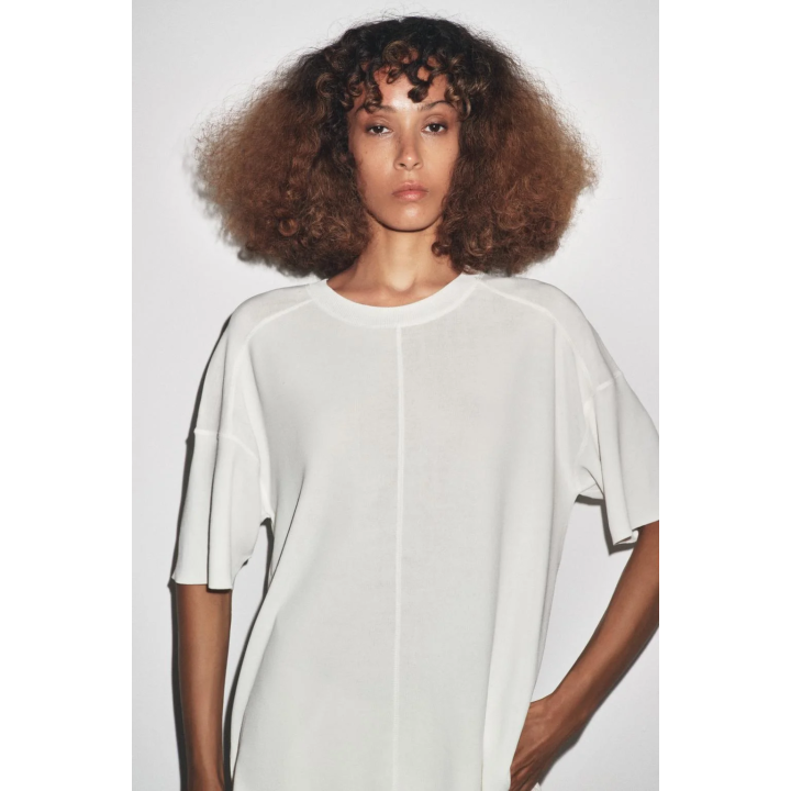 ОДНОТОННЫЙ ТОП ОВЕРСАЙЗ