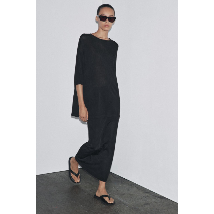 ОДНОТОННЫЙ ДЖЕМПЕР ОВЕРСАЙЗ