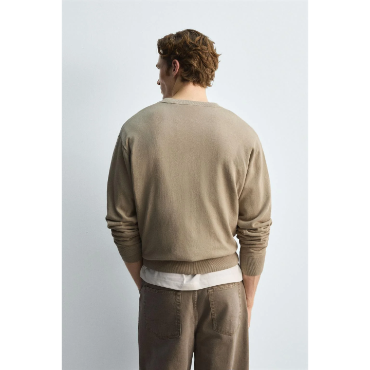 КАРДИГАН ИЗ ХЛОПКА И РАМИ