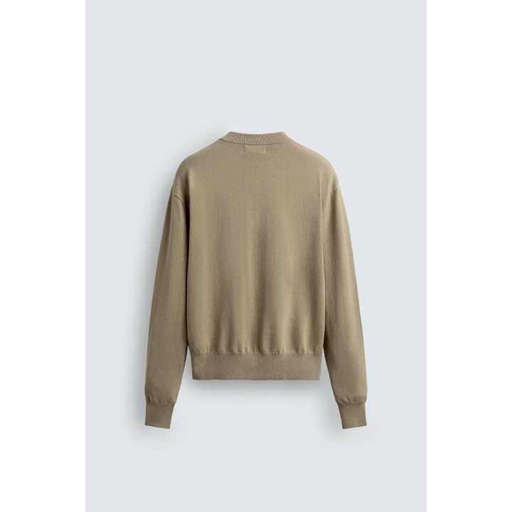 КАРДИГАН ИЗ ХЛОПКА И РАМИ