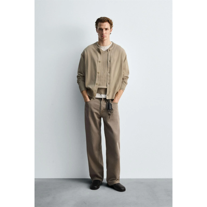 КАРДИГАН ИЗ ХЛОПКА И РАМИ