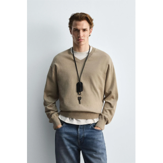 ДЖЕМПЕР ИЗ ХЛОПКА И РАМИ