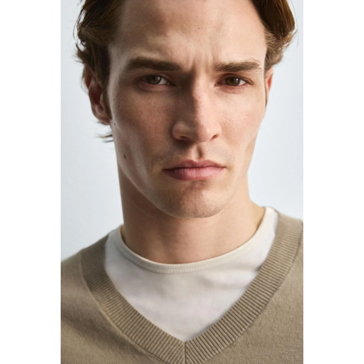 ДЖЕМПЕР ИЗ ХЛОПКА И РАМИ