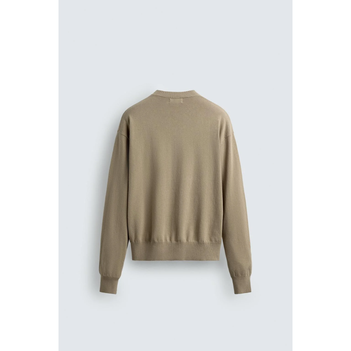 ДЖЕМПЕР ИЗ ХЛОПКА И РАМИ