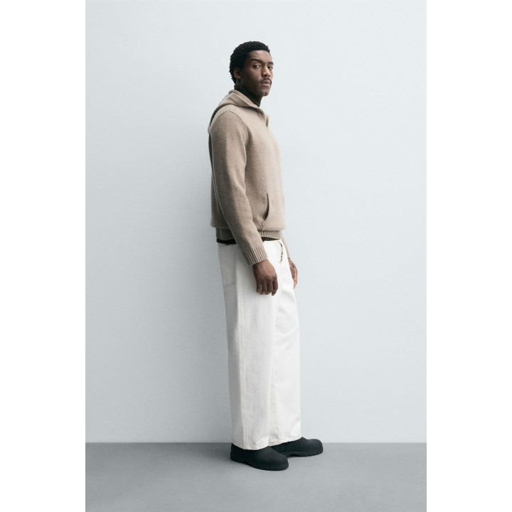 ТОЛСТОВКА ИЗ 100% ШЕРСТИ С КАПЮШОНОМ