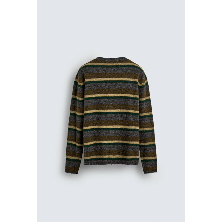 ЖАККАРДОВЫЙ КАРДИГАН В ПОЛОСКУ