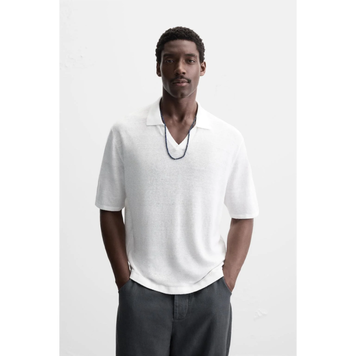 ТРИКОТАЖНОЕ ПОЛО ИЗ 100% КОНОПЛИ