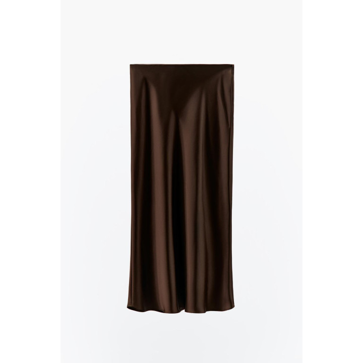 АТЛАСНАЯ ЮБКА МИДИ