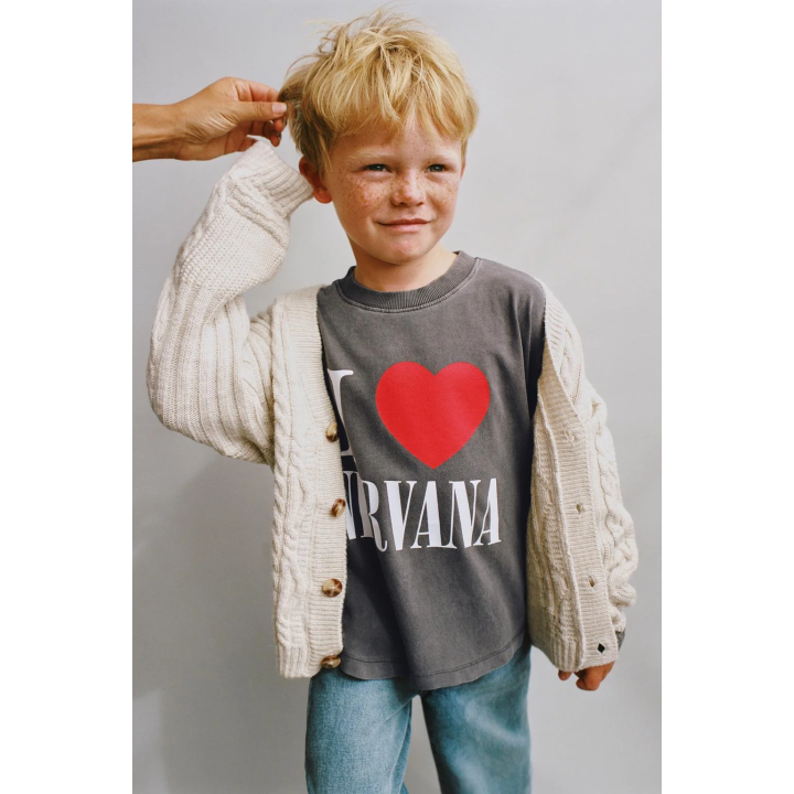 ФУТБОЛКА С ЭФФЕКТОМ GARMENT DYE NIRVANA ®