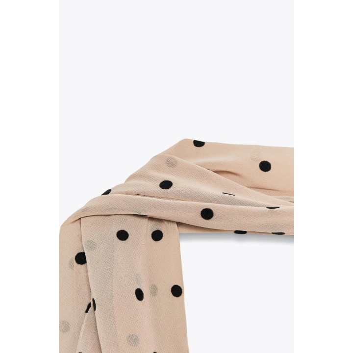 ТОП В ГОРОШЕК С ПЛАТКОМ И ГОРЛОВИНОЙ ХАЛТЕР