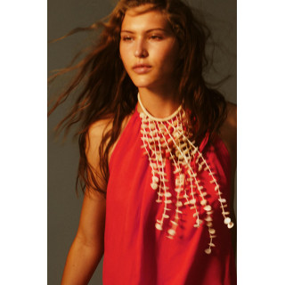 ПЛАТЬЕ ХАЛТЕР С ОТКРЫТОЙ СПИНОЙ