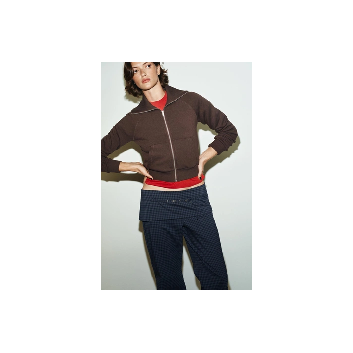 БРЮКИ В КЛЕТКУ С РЕМНЕМ