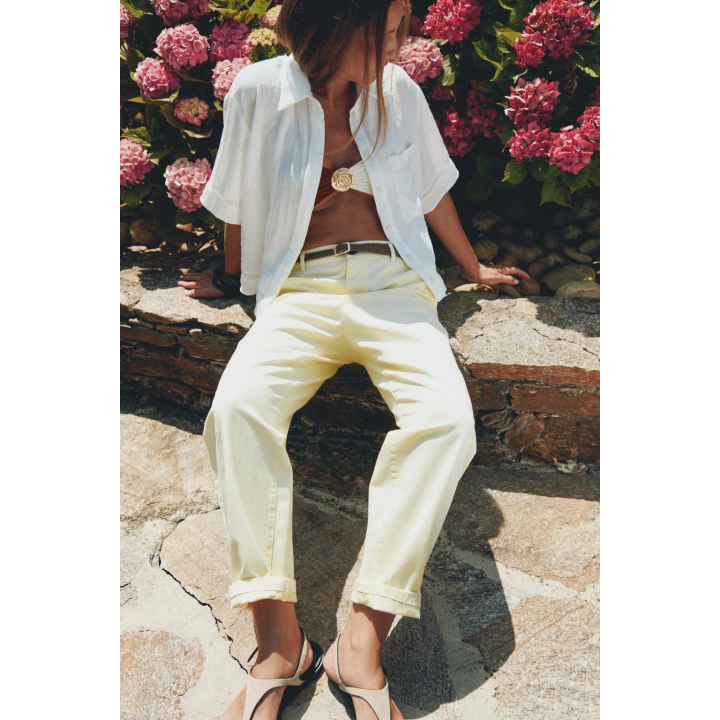 БРЮКИ ЧИНОС С ПЛЕТЕНЫМ РЕМНЕМ