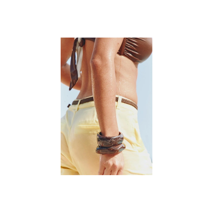 БРЮКИ ЧИНОС С ПЛЕТЕНЫМ РЕМНЕМ