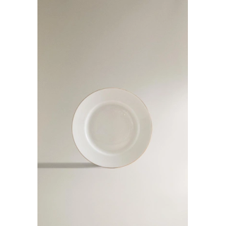 RIMMED BONE CHINA SIDE PLATE