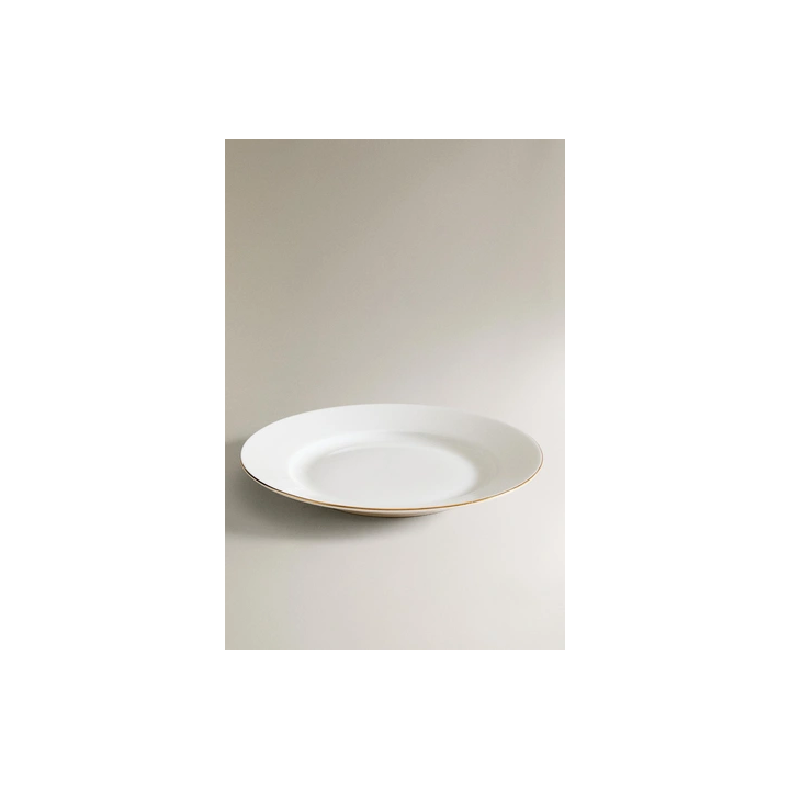RIMMED BONE CHINA SIDE PLATE