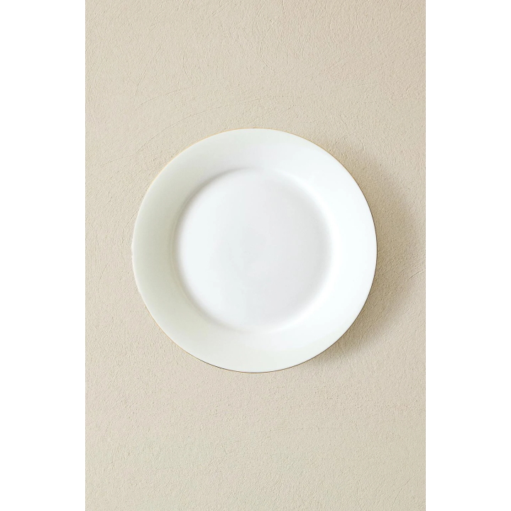 RIMMED BONE CHINA SIDE PLATE