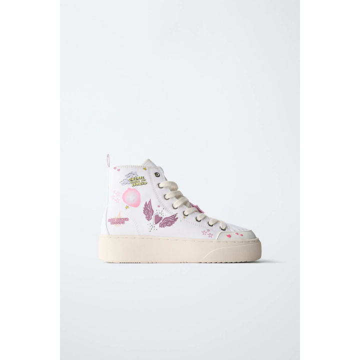 СПОРТИВНЫЕ БОТИНКИ С ПРИНТОМ