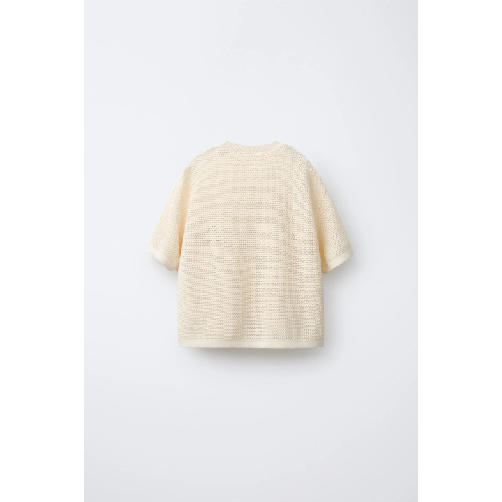 ТРИКОТАЖНАЯ ФУТБОЛКА С ВЫШИВКОЙ И КАРМАНОМ