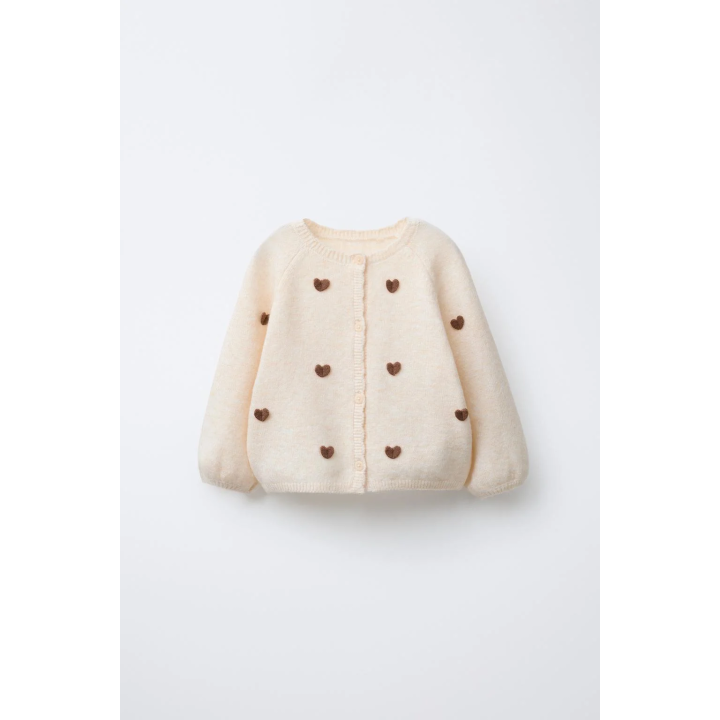 КАРДИГАН С СЕРДЦАМИ