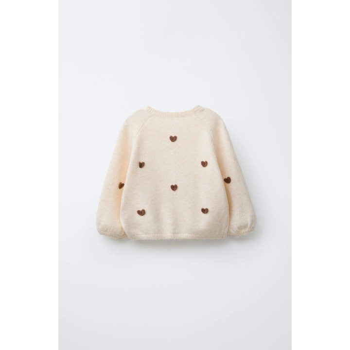 КАРДИГАН С СЕРДЦАМИ