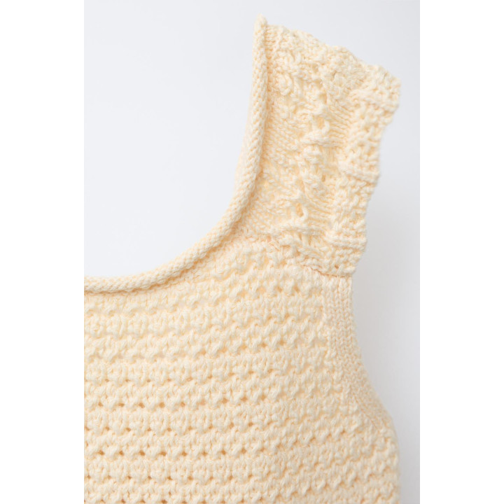 КОМБИНИРОВАННОЕ ТРИКОТАЖНОЕ ПЛАТЬЕ С ВЫШИВКОЙ В ШВЕЙЦАРСКОМ СТИЛЕ