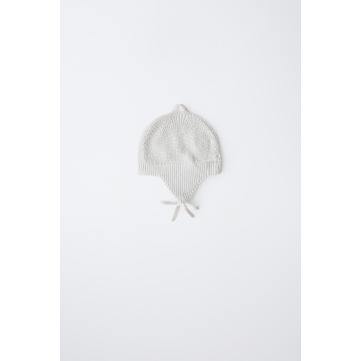 ТРИКОТАЖНЫЙ ЧЕПЧИК С ЖЕМЧУЖНЫМ УЗОРОМ