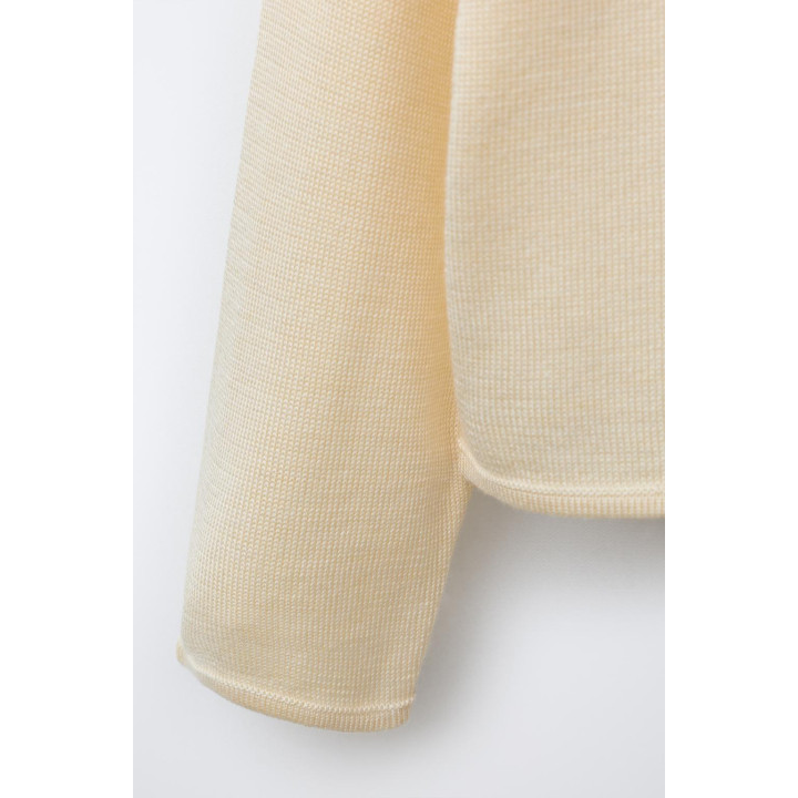 ТРИКОТАЖНЫЙ КАРДИГАН ИЗ СТРУЯЩЕЙСЯ ТКАНИ С ШЕЛКОМ