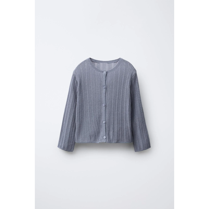 КАРДИГАН В РУБЧИК С ЛЬНОМ