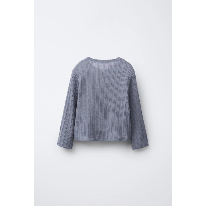 КАРДИГАН В РУБЧИК С ЛЬНОМ