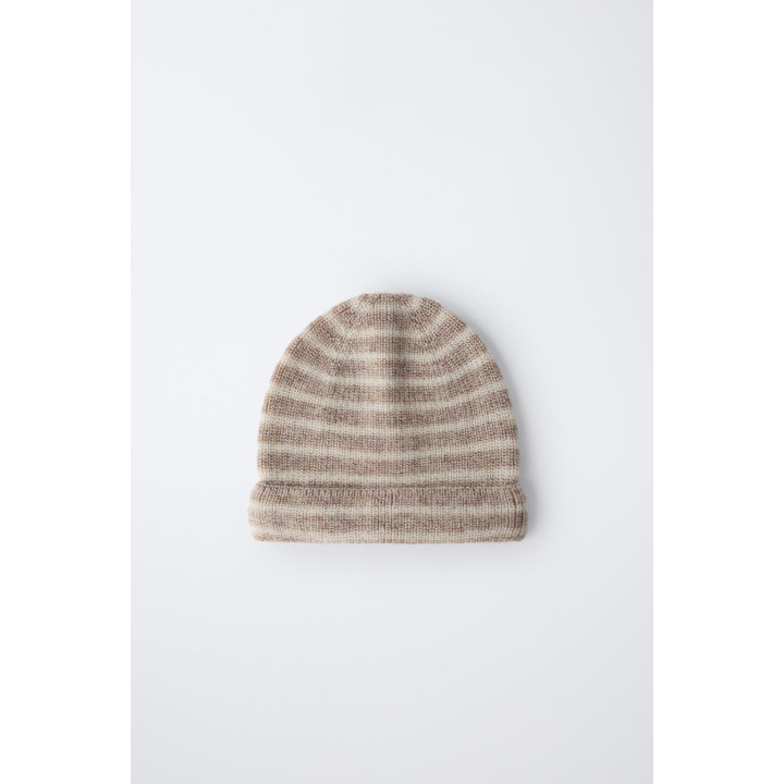 ШАПКА ИЗ ШЕРСТИ И КАШЕМИРА В ПОЛОСКУ