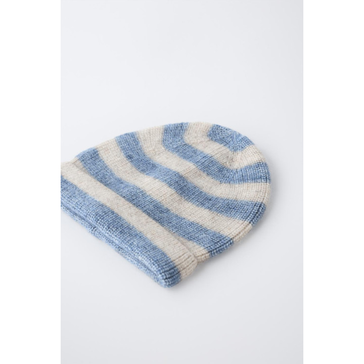 ШАПКА В ПОЛОСКУ ИЗ ШЕРСТИ И КАШЕМИРА