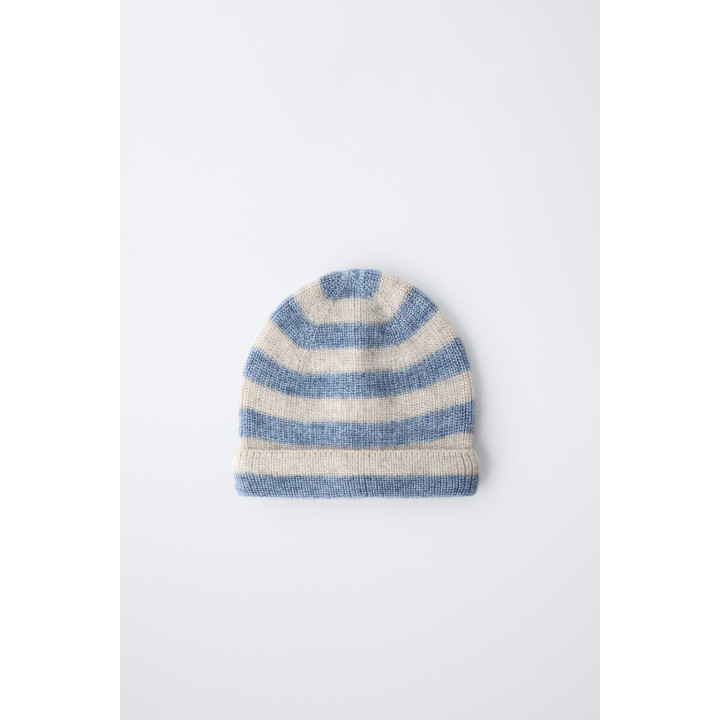 ШАПКА В ПОЛОСКУ ИЗ ШЕРСТИ И КАШЕМИРА