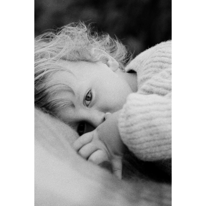 ВЯЗАНЫЙ КАРДИГАН С НАВЕСНЫМИ ПЕТЛЯМИ