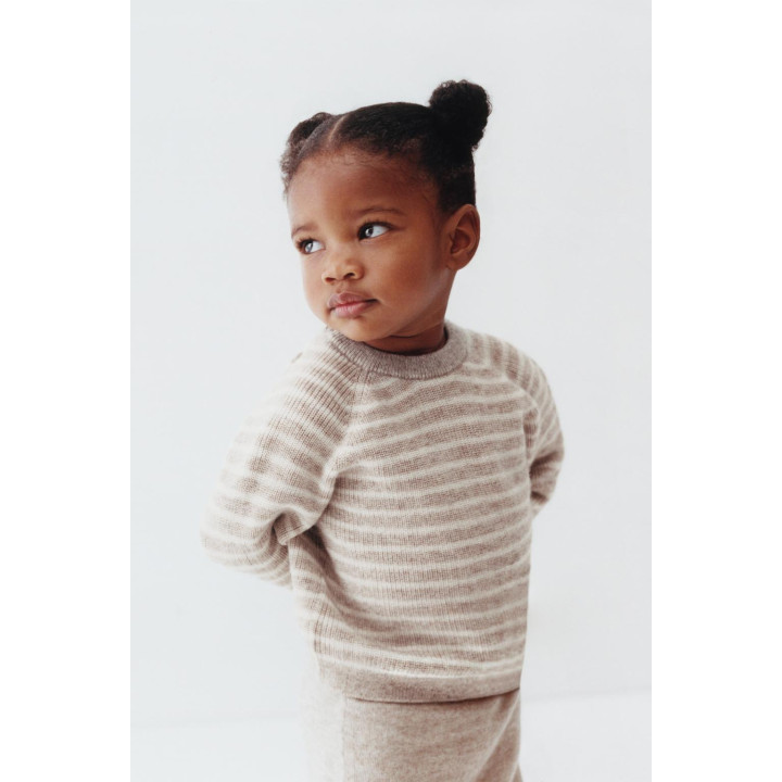 СВИТЕР ИЗ ШЕРСТИ И КАШЕМИРА В ПОЛОСКУ