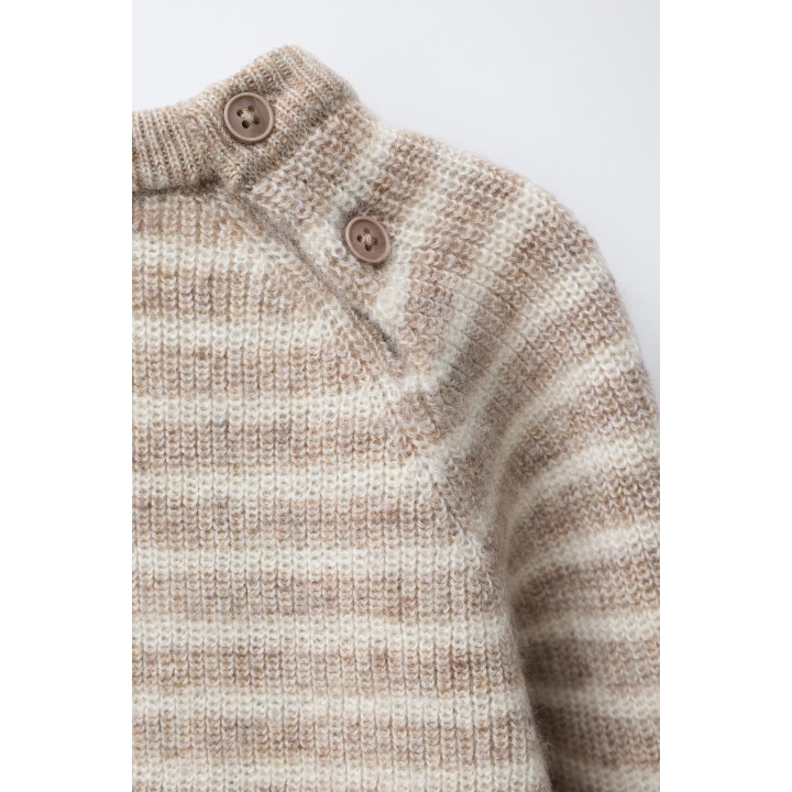 СВИТЕР ИЗ ШЕРСТИ И КАШЕМИРА В ПОЛОСКУ