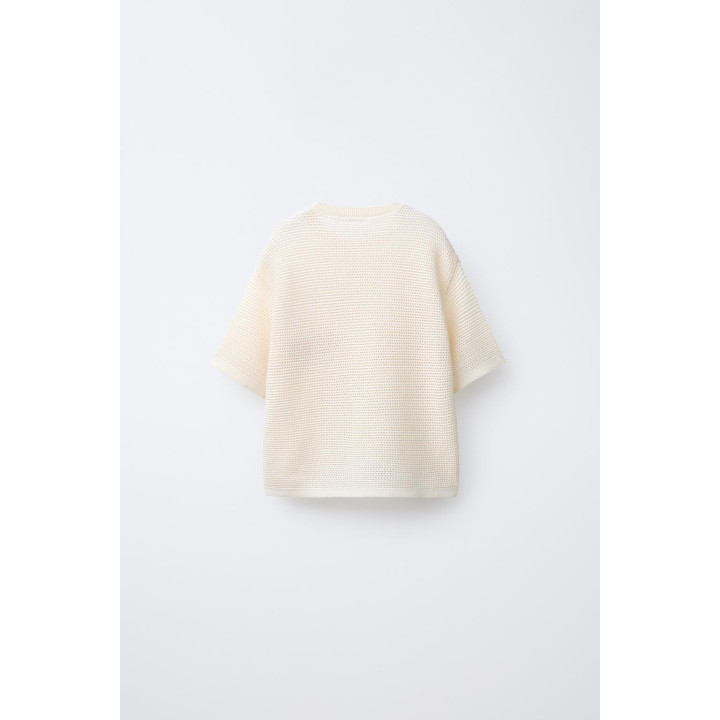 ТРИКОТАЖНАЯ ФУТБОЛКА С ВЫШИВКОЙ «АКУЛА»