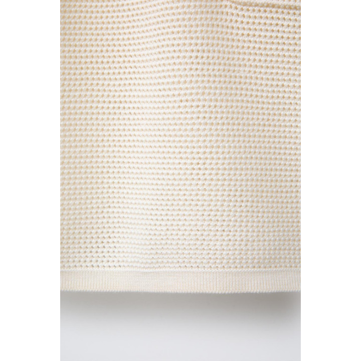 ТРИКОТАЖНАЯ ФУТБОЛКА С ВЫШИВКОЙ «АКУЛА»